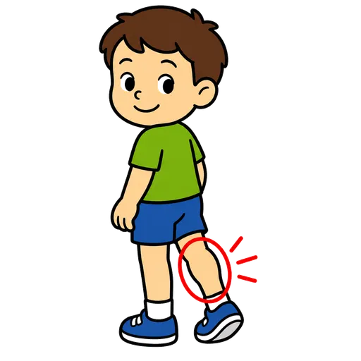 Piktogram AAC: łydka