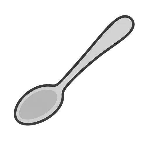 Piktogram AAC: łyżeczka