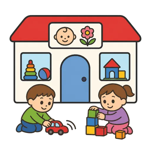 Pictogramme CAA : crèche