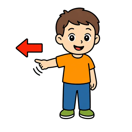 Pictogramme CAA : depuis derrière