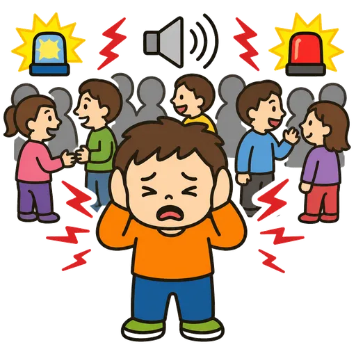 Pittogramma CAA: troppe stimolazioni tutte insieme