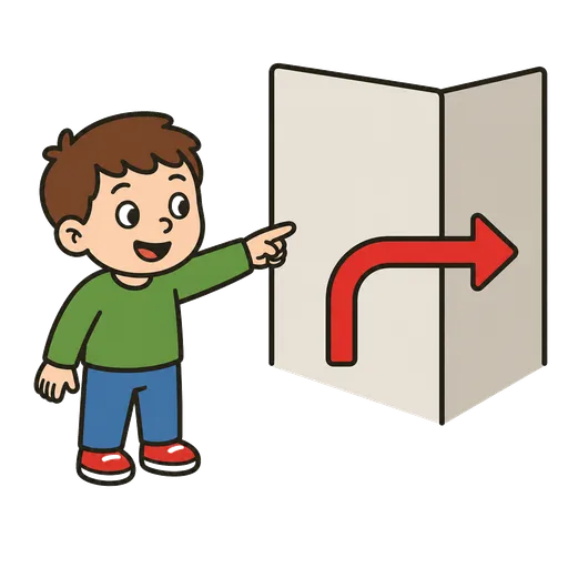 Piktogram AAC: za rogiem