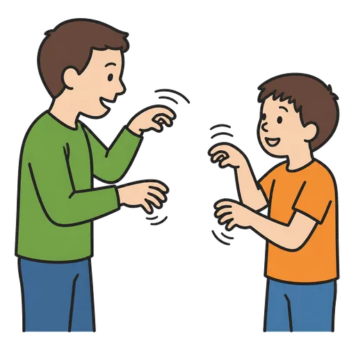 Pictogramme CAA : jeu d’imitation