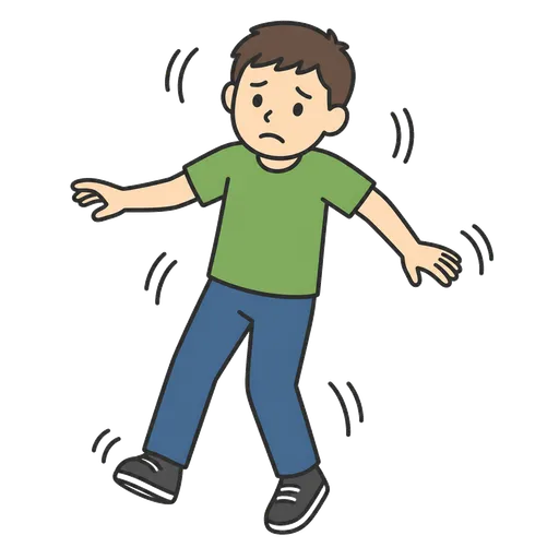 Pittogramma CAA: disturbi dell’equilibrio