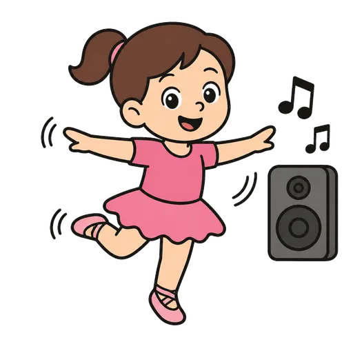 AAC pictogram: dance class