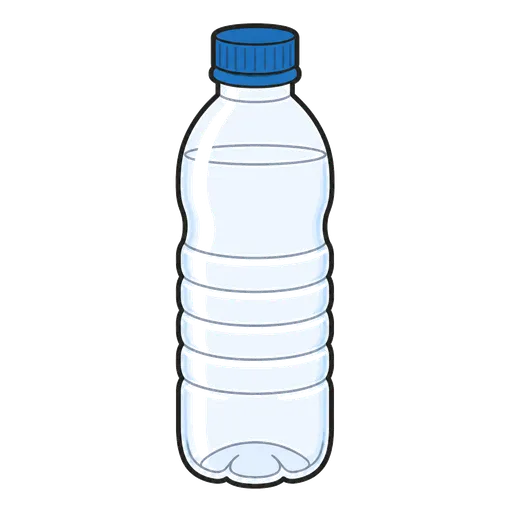AAC-Piktogramm: Flasche mit aufgeschraubtem Deckel