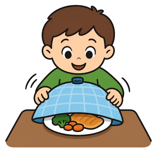 AAC-Piktogramm: Decke für Essen