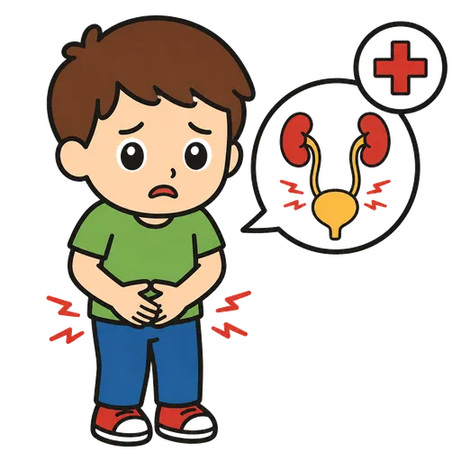 Piktogram AAC: zapalenie pęcherza