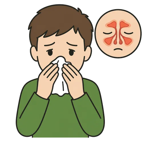 AAC-Piktogramm: Sinusitis