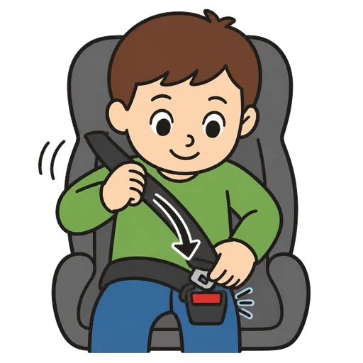 Pictogramme CAA : Bouclez votre ceinture de sécurité