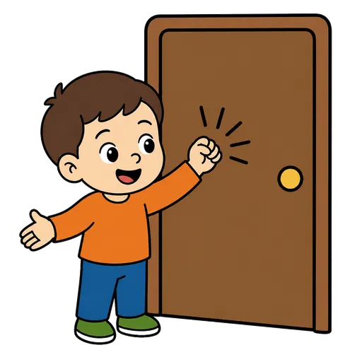 Pittogramma CAA: bussa alla porta con me