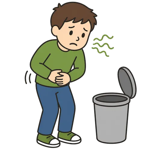 Pittogramma CAA: Sto per vomitare