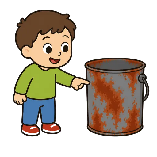 Piktogram AAC: zardzewiały
