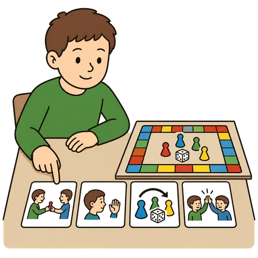 Piktogram AAC: zasady zabawy