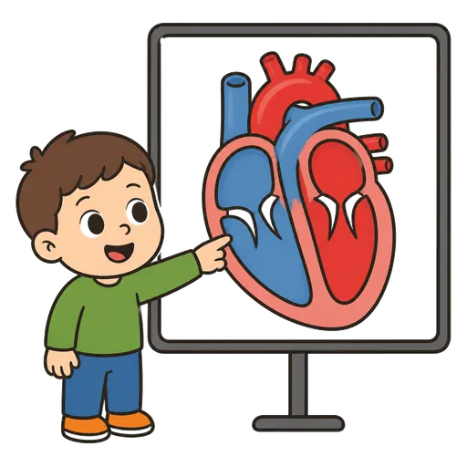 Piktogram AAC: zastawki serca