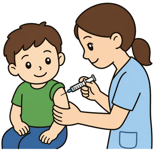 AAC-Piktogramm: Injektion in den Arm