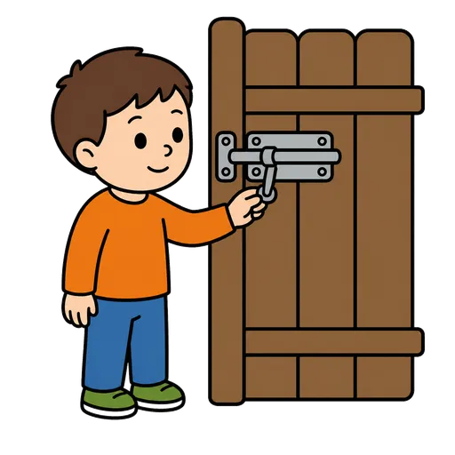 Piktogram AAC: zatrzask