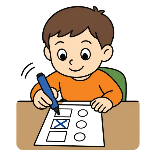 Piktogram AAC: zaznaczam odpowiedź
