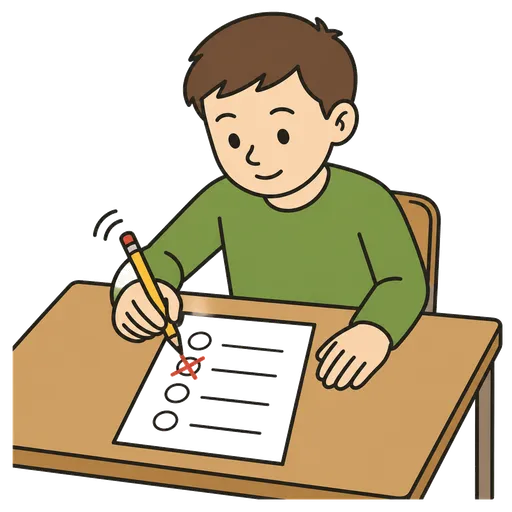 Piktogram AAC: zaznaczam odpowiedź