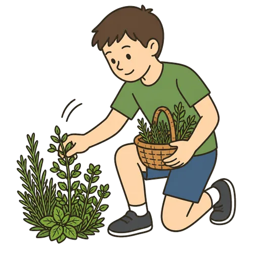 Piktogram AAK: sběr bylin