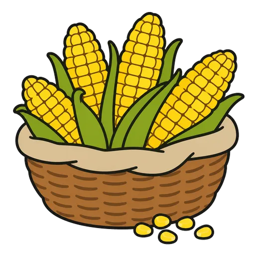 Piktogram AAC: zbiór kukurydzy
