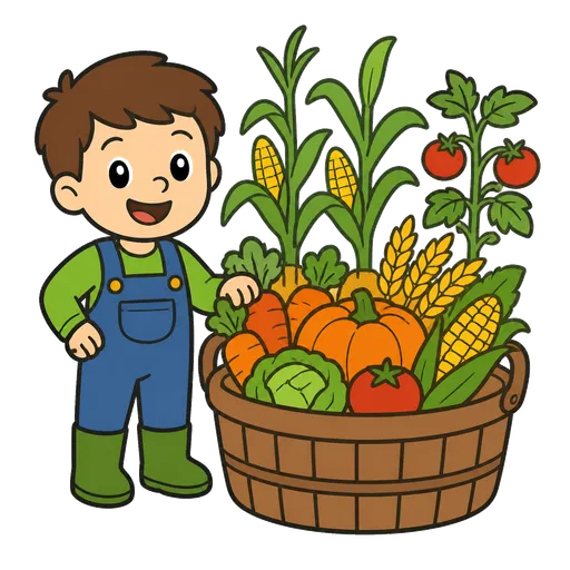 Piktogram AAC: zbiór plonów