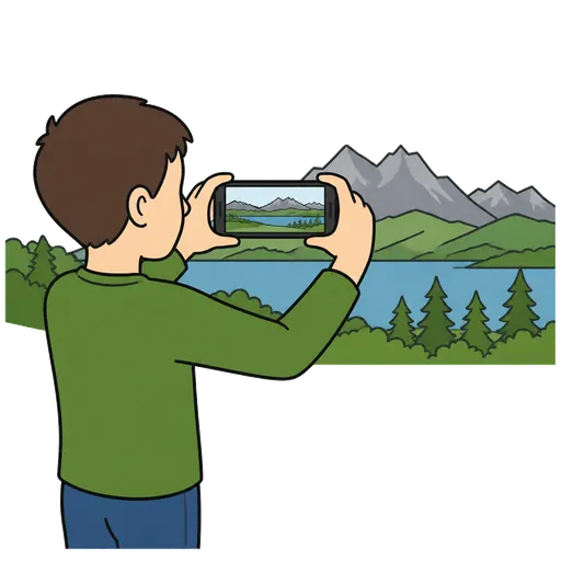 Piktogram AAC: zdjęcie panoramiczne