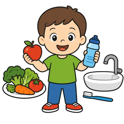 Pittogramma CAA: stile di vita sano