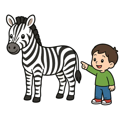 Pittogramma CAA: zebra della steppa