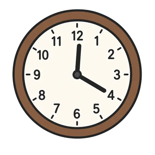 Pittogramma CAA: orologio da parete
