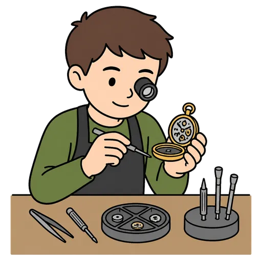 AAC pictogram: watchmaker