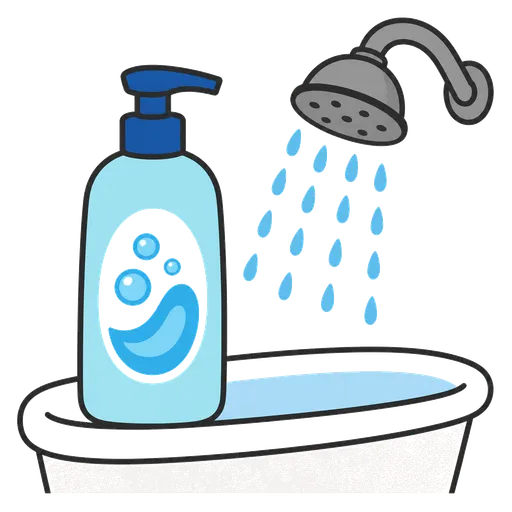 Pictograma CAA: gel de ducha