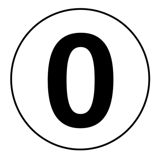 Pictograma CAA: zero
