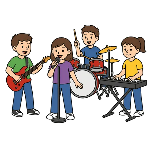 AAC pictogram: music group