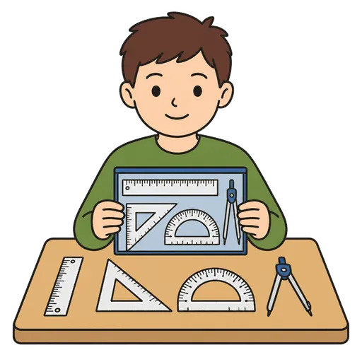 Piktogram AAC: zestaw geometryczny