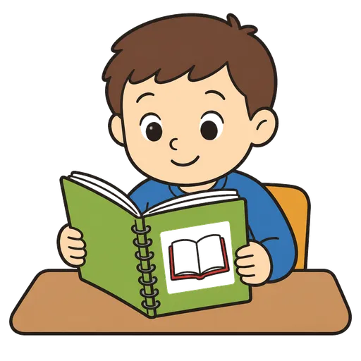 AAC-Piktogramm: zugewiesenes Lesebuchheft