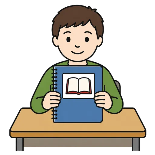 AAC-Piktogramm: zugewiesenes Lesebuchheft