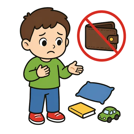Pittogramma CAA: Ho perso il portafoglio