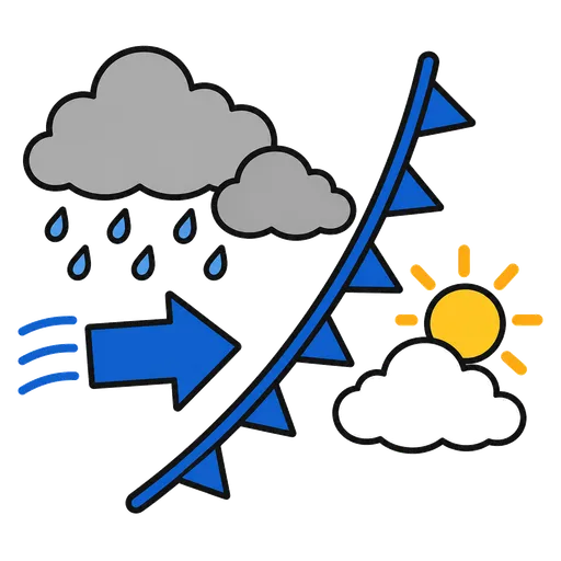 AAC pictogram: cold front