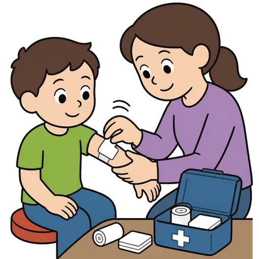 Piktogram AAC: zmiana opatrunku