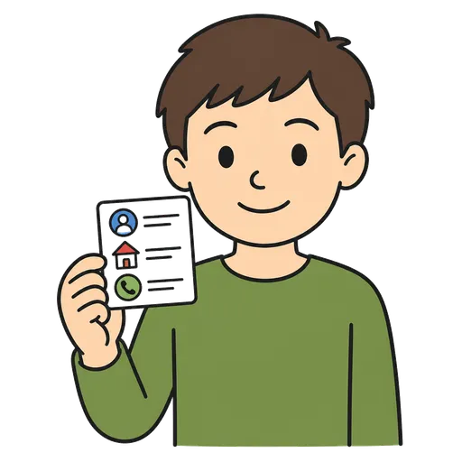 Piktogram AAC: znaczek z informacją
