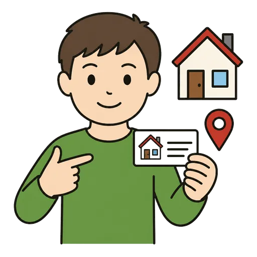 AAC-Piktogramm: Kenne deine Adresse
