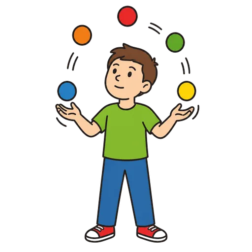 Pictogramme CAA : jongleur