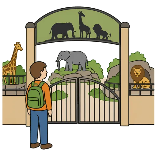 Piktogram AAC: zoo