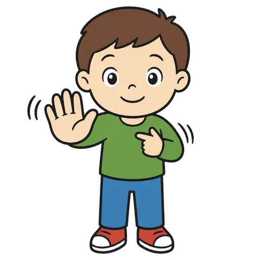 AAC pictogram: stay with me