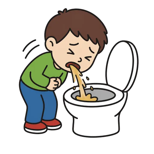 Pittogramma CAA: Ho vomitato