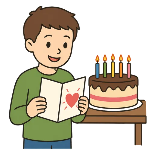 Pittogramma CAA: auguri di compleanno