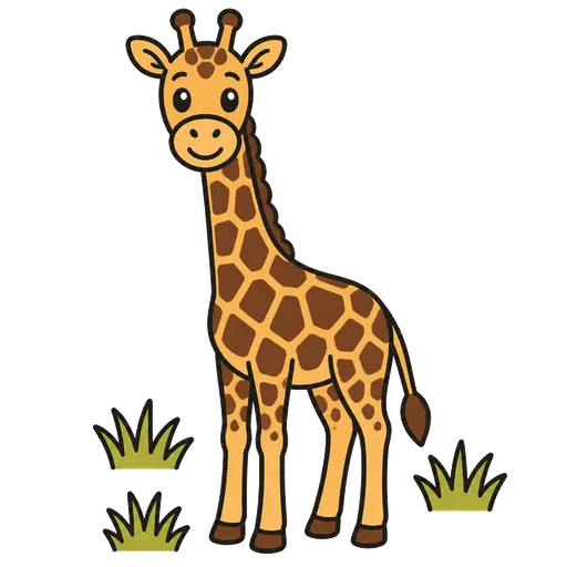 AAC-Piktogramm: Masai-Giraffe