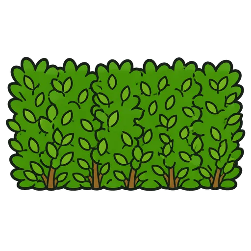 AAC-Piktogramm: Hecke