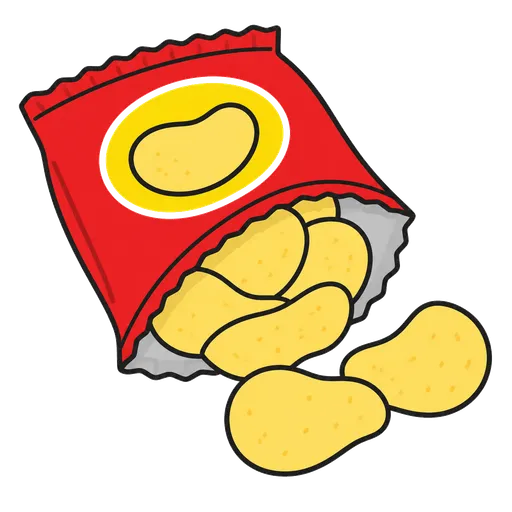 Piktogram AAC: chipsy